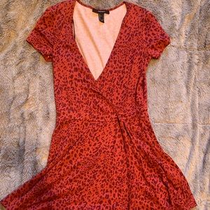 Animal print romper